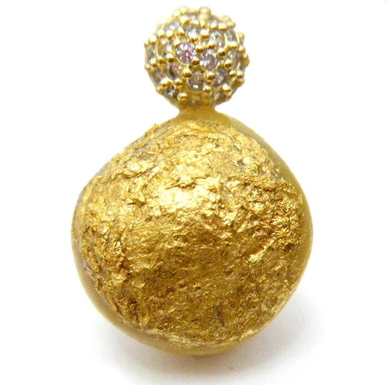 Kintsugi Collection Gold South Sea Pendant